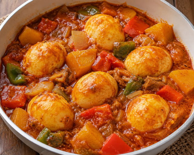 Egg Caldereta Recipe