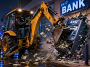 Batman”-Costumed Robber Tries to Steal ATM With a Backhoe