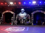 Giant Robots Are Fighting Each Other Inside a Detroit Church