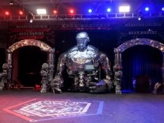 Giant Robots Are Fighting Each Other Inside a Detroit Church